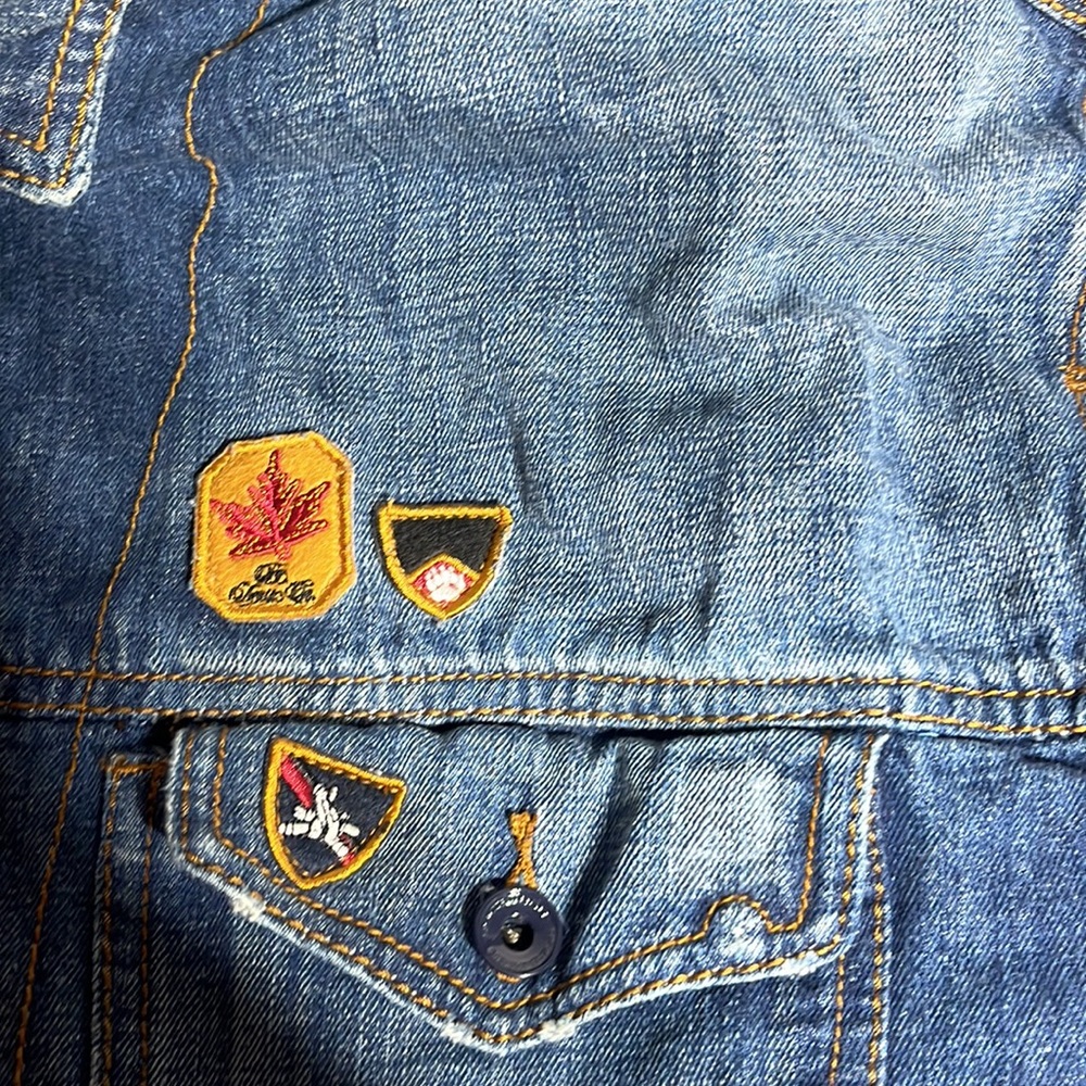 Rocawear Blue Denim Trench Coat - Picture 6 of 9